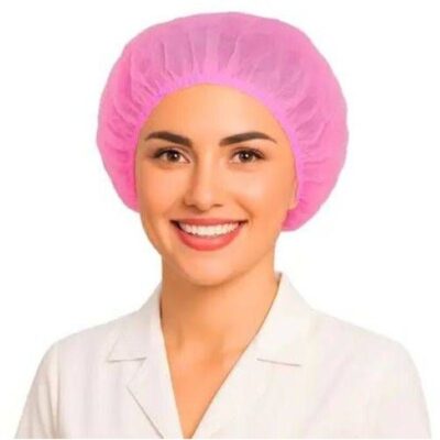 Kit 500 Toucas Vabene Rosa TNT