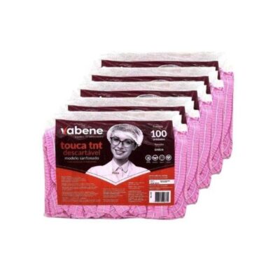 Kit 500 Toucas Vabene Rosa TNT