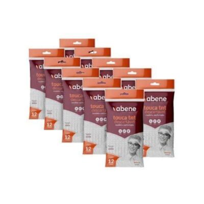 Kit 120 Toucas Vabene TNT Branca