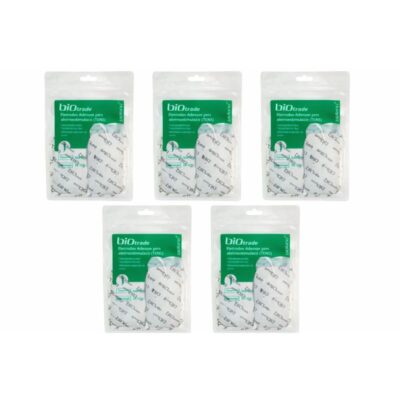 Kit 5 Pacotes Eletrodo Autoadesivo 5x9cm 4 Unidades