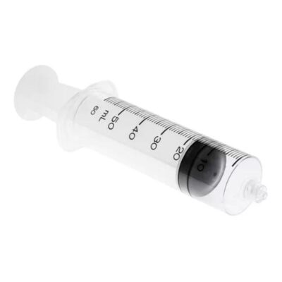 Seringa Descartável 60ML Bico Rosca (Livre de Látex/Sem Agulha) - KDL