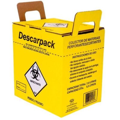 Coletor de Material Perfurocortante | 7L - DESCARPACK