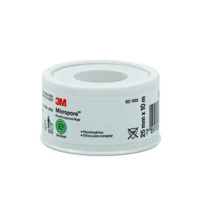 Fita Microporosa 2,5cmX10m (Bege) - 3M