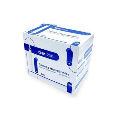 Seringa Descartável 05ML (Sem Agulha) | 100un - MEDIX