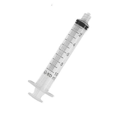 Seringa Descartável 10ML Bico Rosca (Livre de Látex/Sem Agulha) - BD