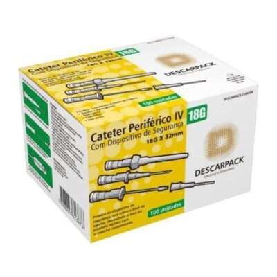 CATETER INTRAVENOSO 18G DESCARPACK/SOLIDOR