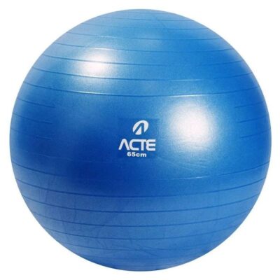 Bola Gym Ball Com Bomba (65cm) | Azul - ACTE