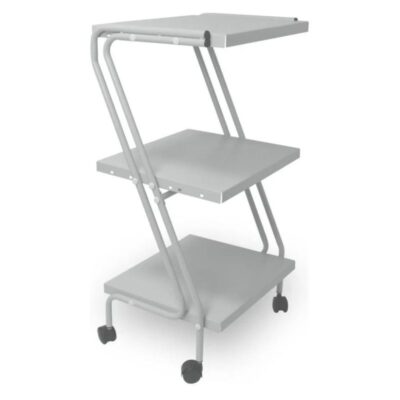 Mesa Auxiliar Em Z Com 3 Prateleiras - ARKTUS