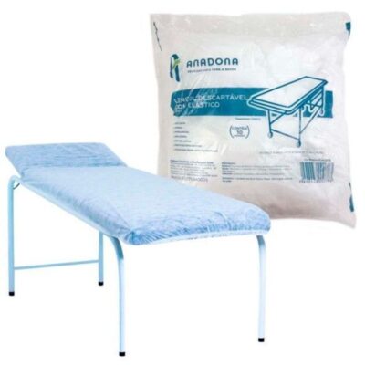 Lençol Descartável Com Elástico Soft (Branco) | 10un - ANADONA