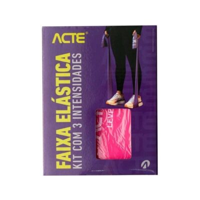 KIT FAIXA ELASTICA C/3 INTENSIDADES ACTE