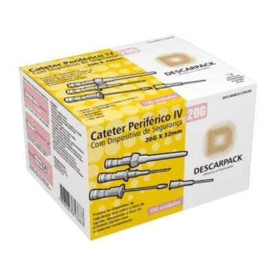 CATETER INTRAVENOSO 20G DESCARPACK