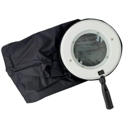 Lupa com Lampâda de Wood Slim com Capa Escura - ESTEK