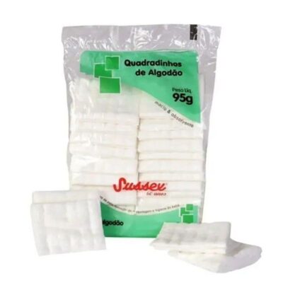 Algodão Hidrófilo Quadrado | 95g - SUSSEX