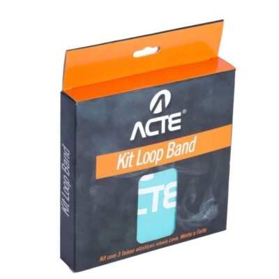 Kit Loop Band (84x10cm) Com 3 Intensidades - ACTE