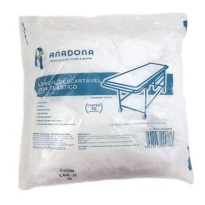 Lençol Descartável Com Elástico Soft (2,20X1,40) | 10un - ANADONA