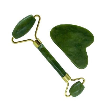 Rolo Massageador + Guasha de Jade Verde - SMART GR