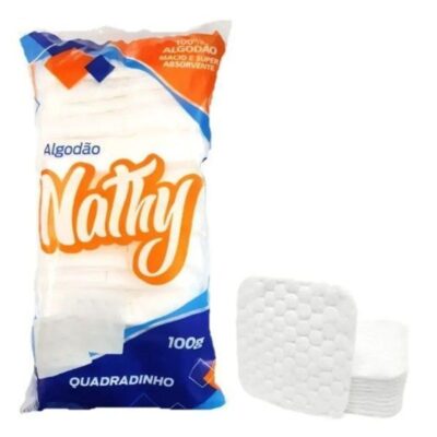 Algodão Hidrófilo Quadrado | 100g - NATHY