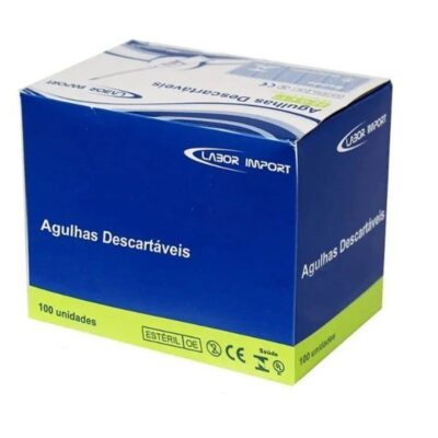 Agulha Descartável 25x08 | 100un - LABOR