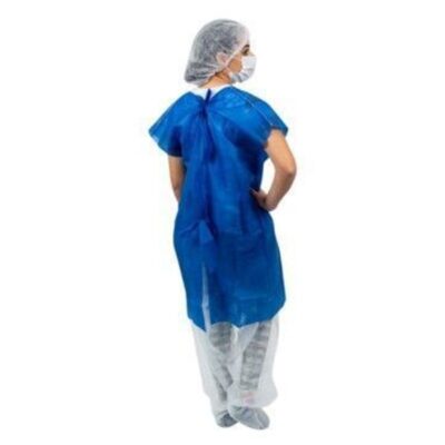 Avental Descartável Sem Manda (Azul Escuro) | 10un - ANADONA