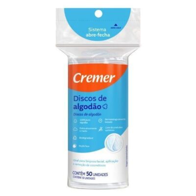 Algodão Disco | 50un - CREMER