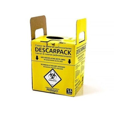 Coletor de Material Perfurocortante | 1,5L - DESCARPACK