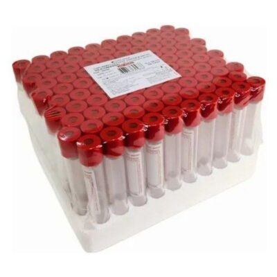 Tubo Vacutainer Labor Vermelho 10mL com 100 Unidades