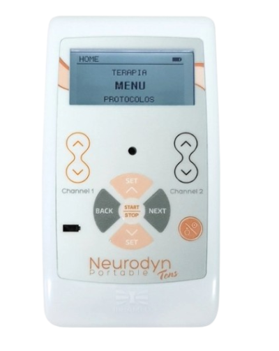 Neurodyn Portátil para Eletroestimulação TENS Ibramed - Aparelho de Corrente TENS com 02 Canais